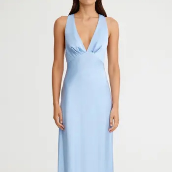 Significant Other | Dresses | Significant Other Lucile Sleeveless Satin  Maxi Dress Size 8 | Poshmark